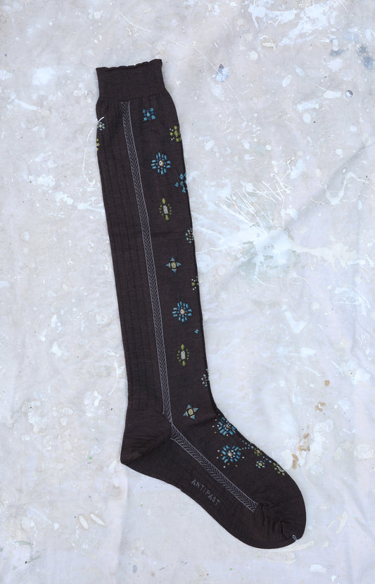 Tall Brown Like A Jewelry Socks
