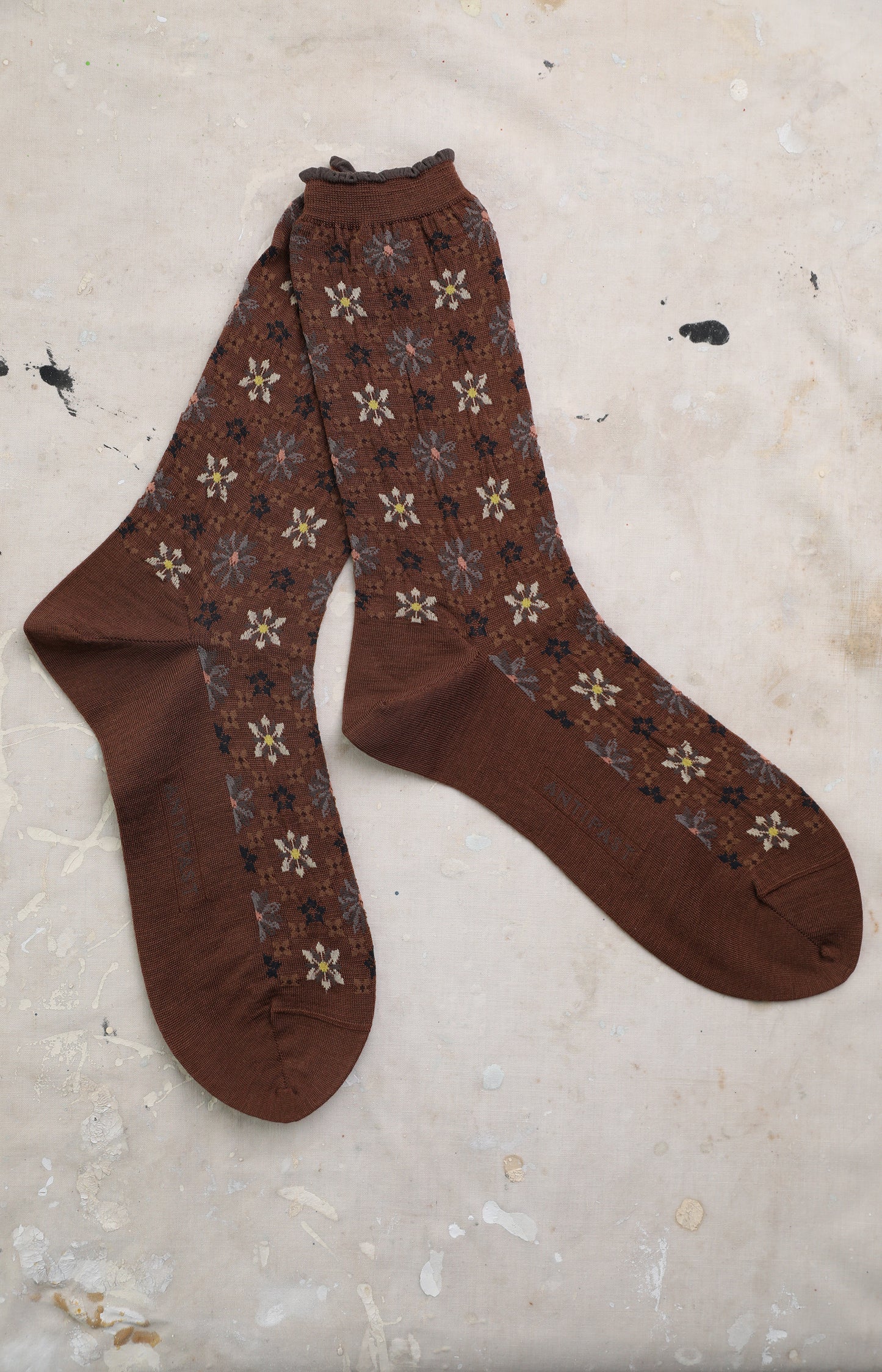 Brown Kaleidoscope Socks