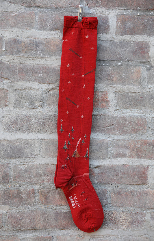 Red Lagom Knee Socks