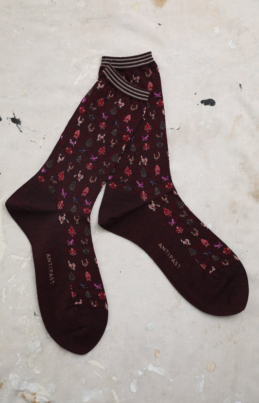 Wine Forest Mate Socks