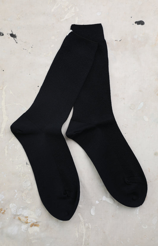 Black Organic Cotton Socks