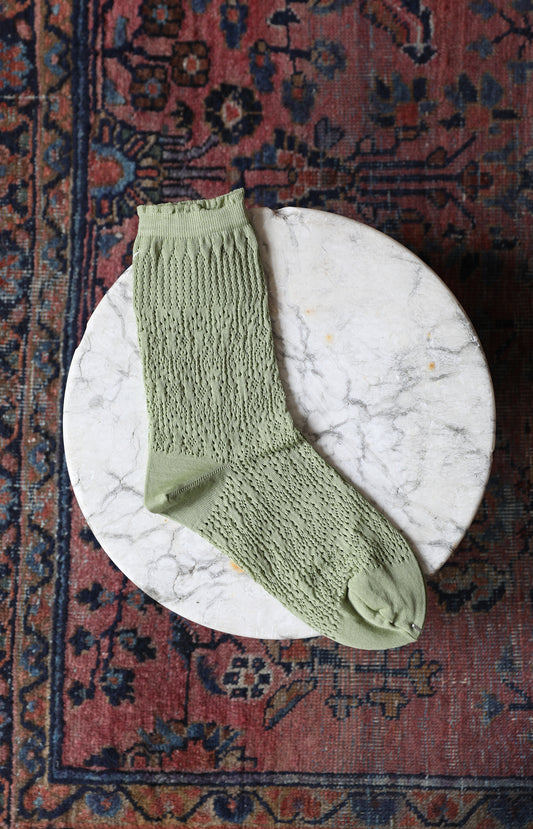 Lime Lace Socks