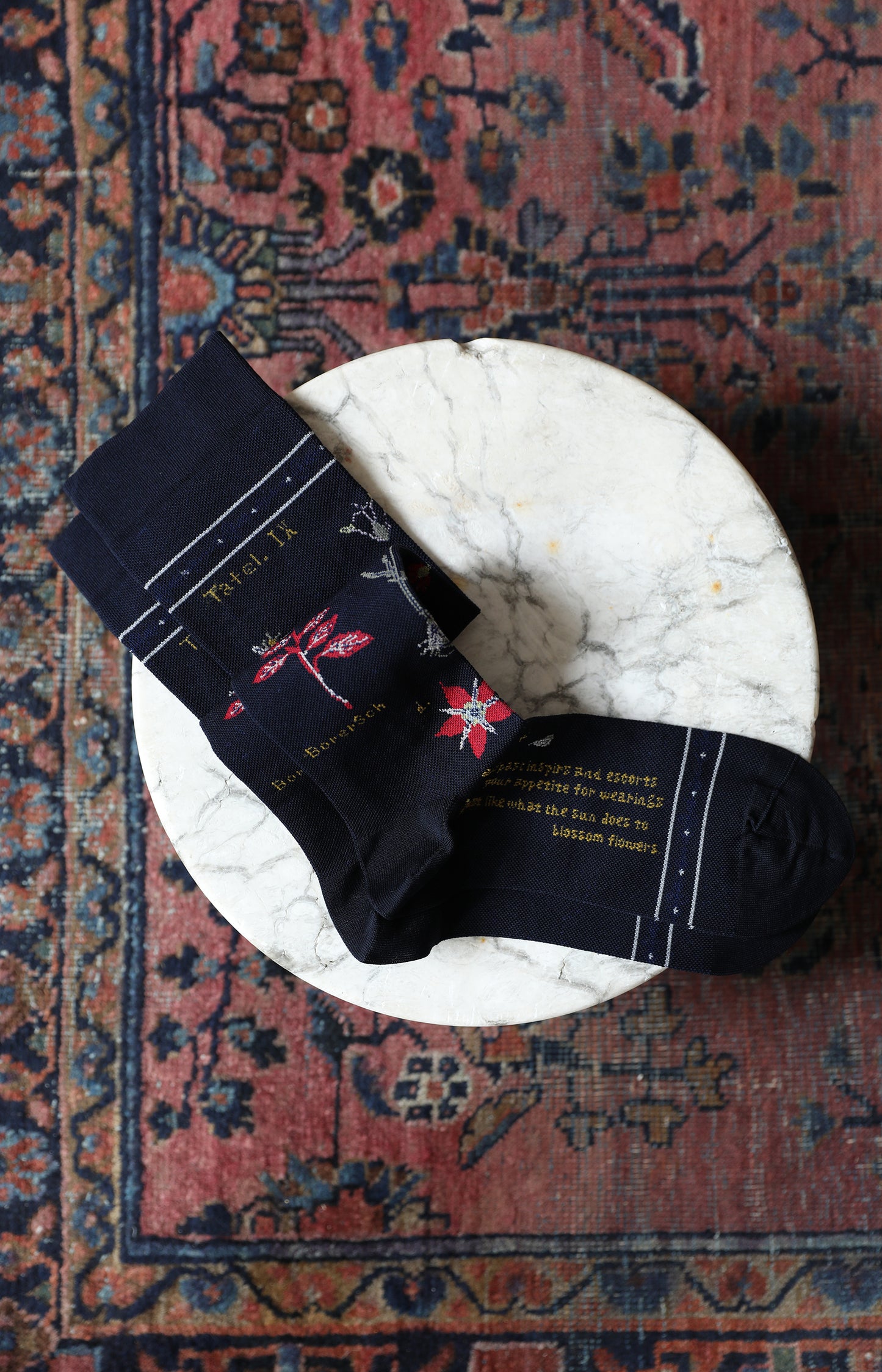 Navy Compression Socks