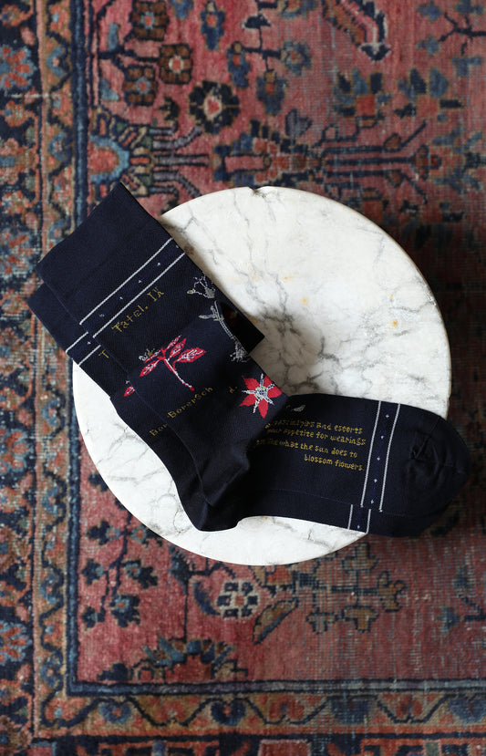 Navy Compression Socks