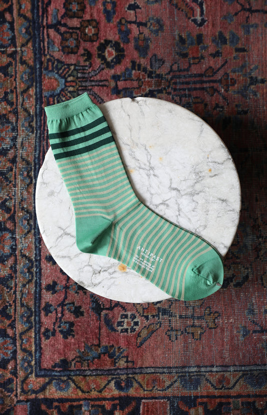 Green Stripe Socks