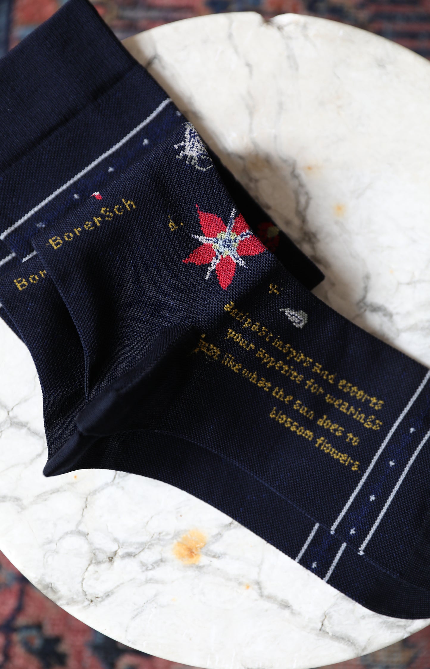 Navy Compression Socks