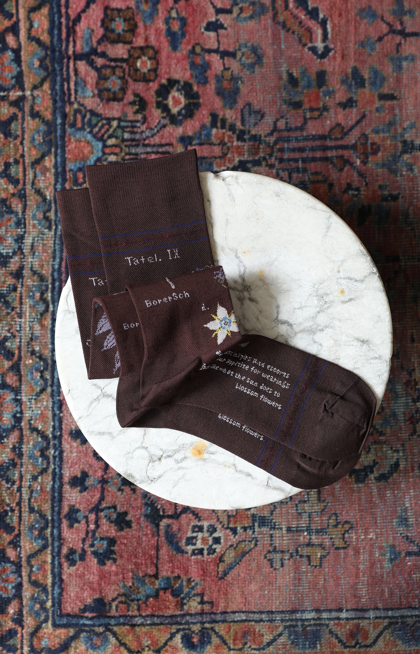 Dark Brown Compression Socks