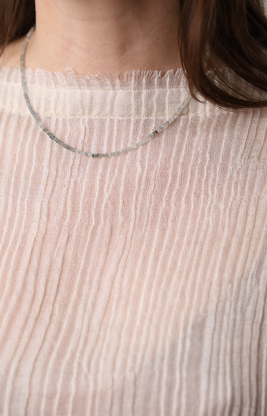 River Song Aquamarine Ombre Necklace