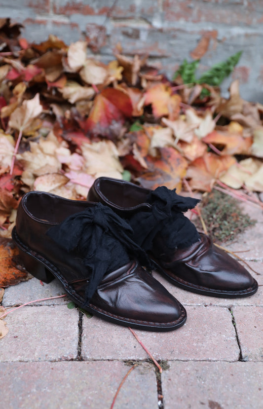 Chocolate Brown Atad Shoes