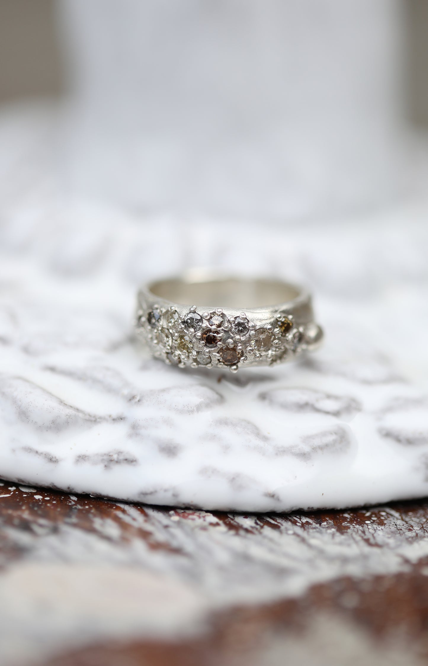 Silver & Diamonds Ring