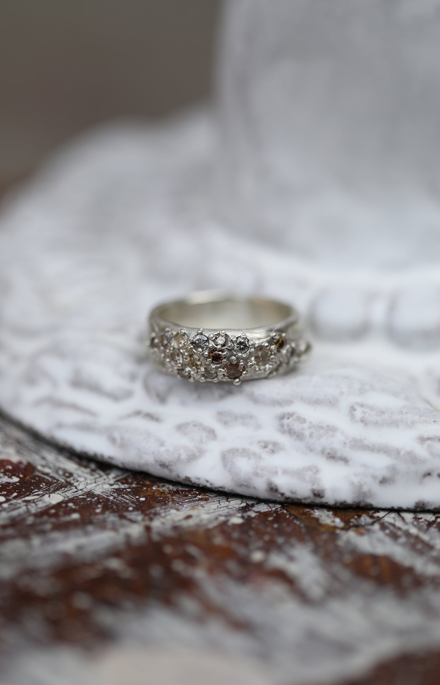 Silver & Diamonds Ring