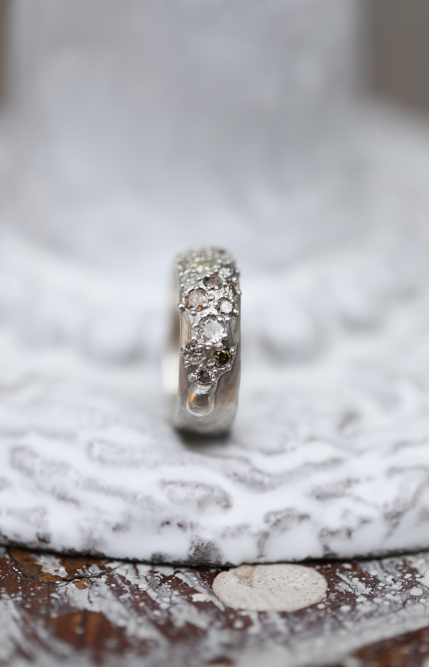 Silver & Diamonds Ring