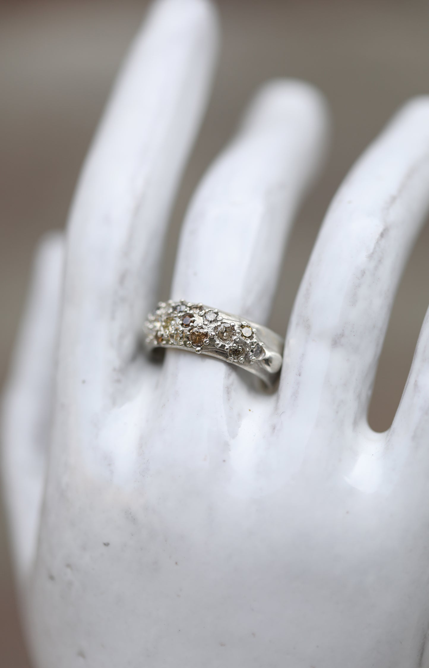 Silver & Diamonds Ring