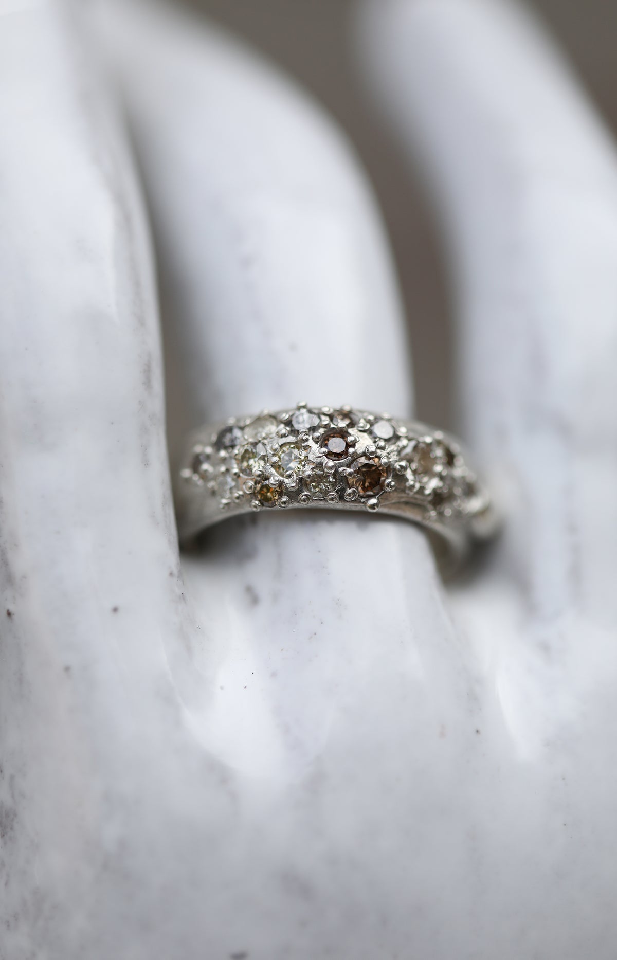 Silver & Diamonds Ring – Alder & Co