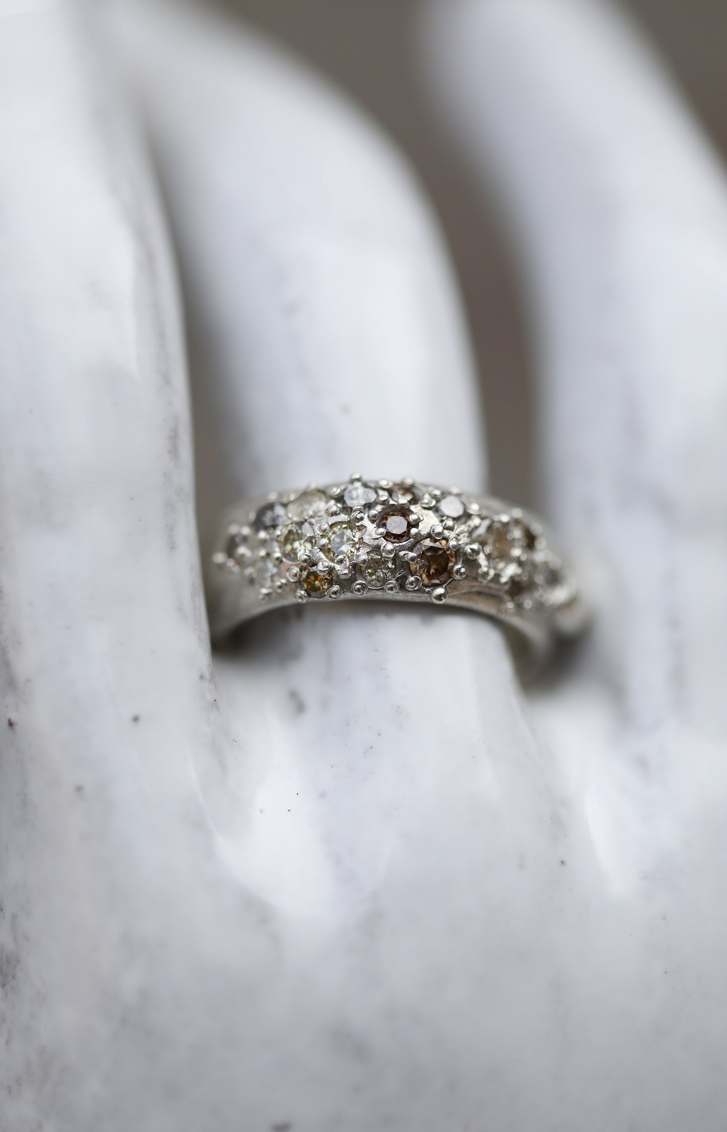 Silver & Diamonds Ring