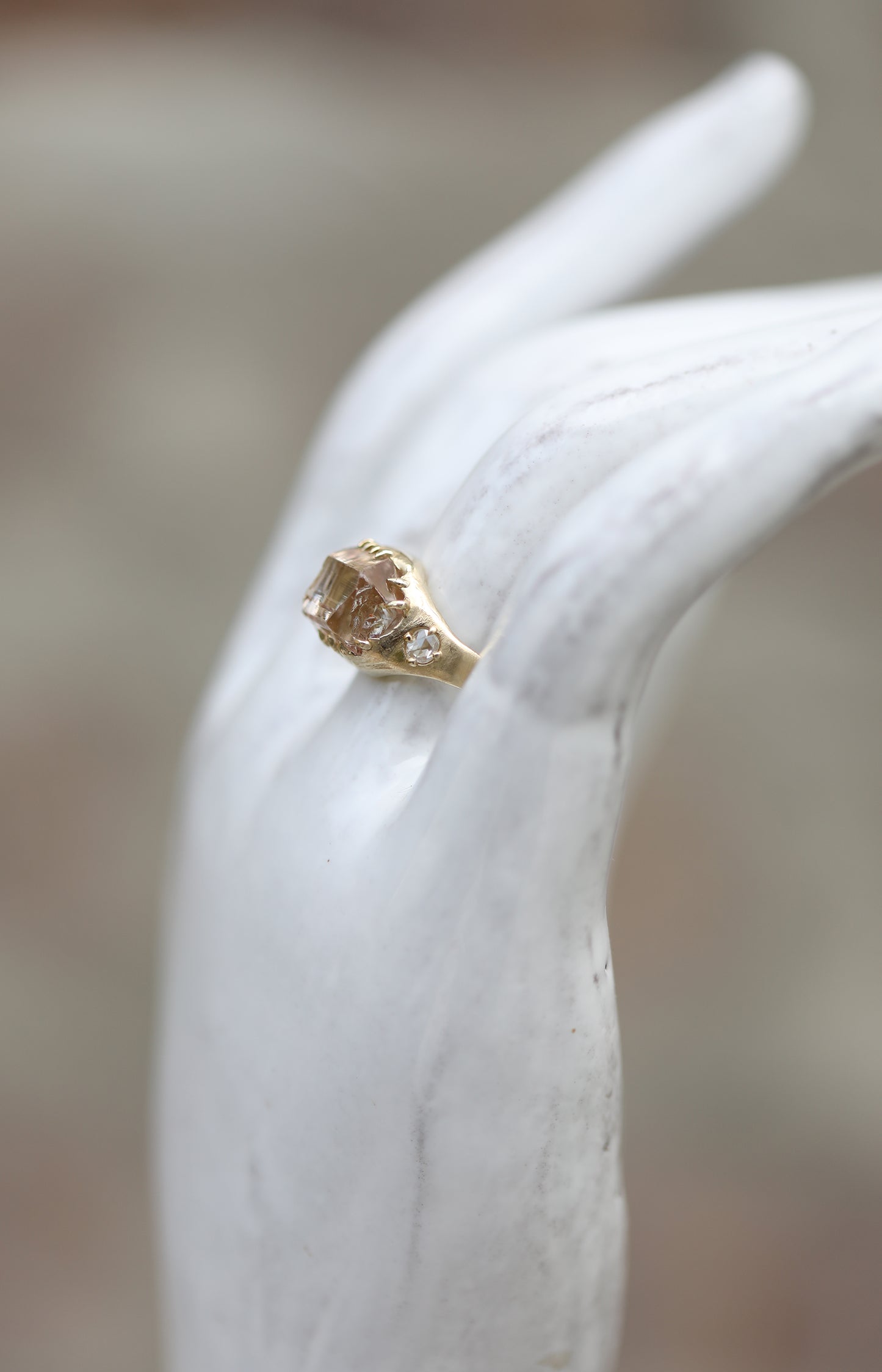 Tourmaline & Diamond Ring