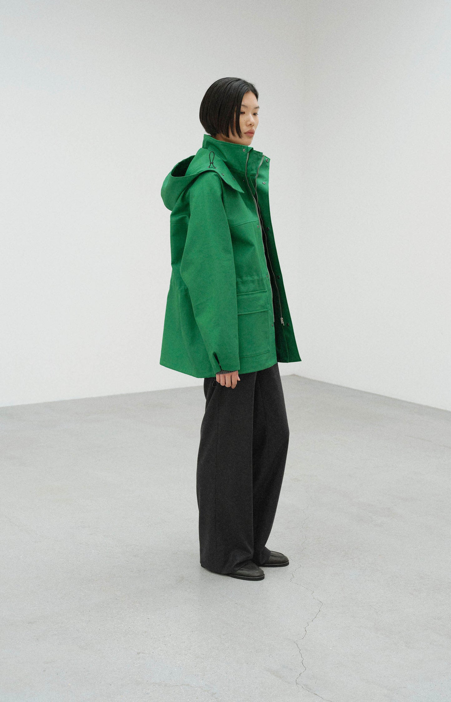 High-density Bonded Cotton Gabardine Blouson