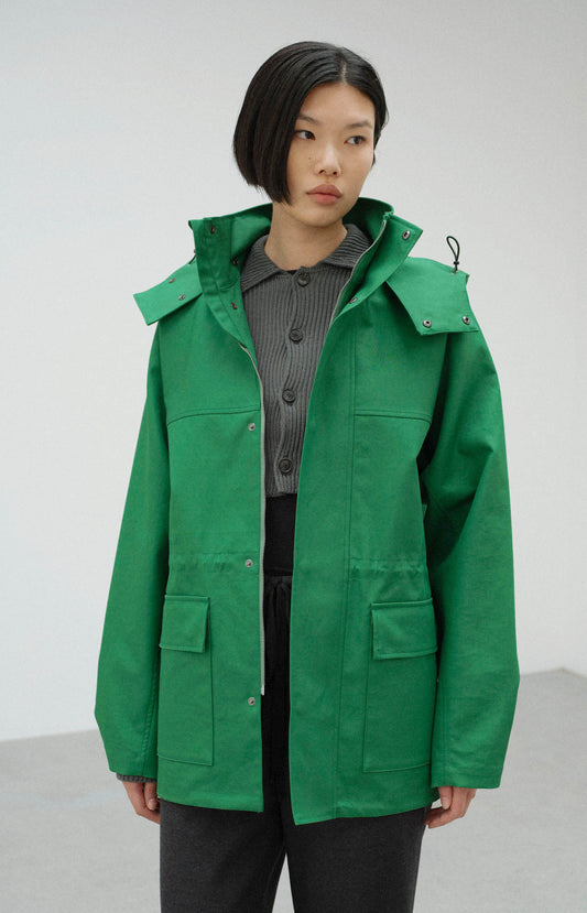 High-density Bonded Cotton Gabardine Blouson