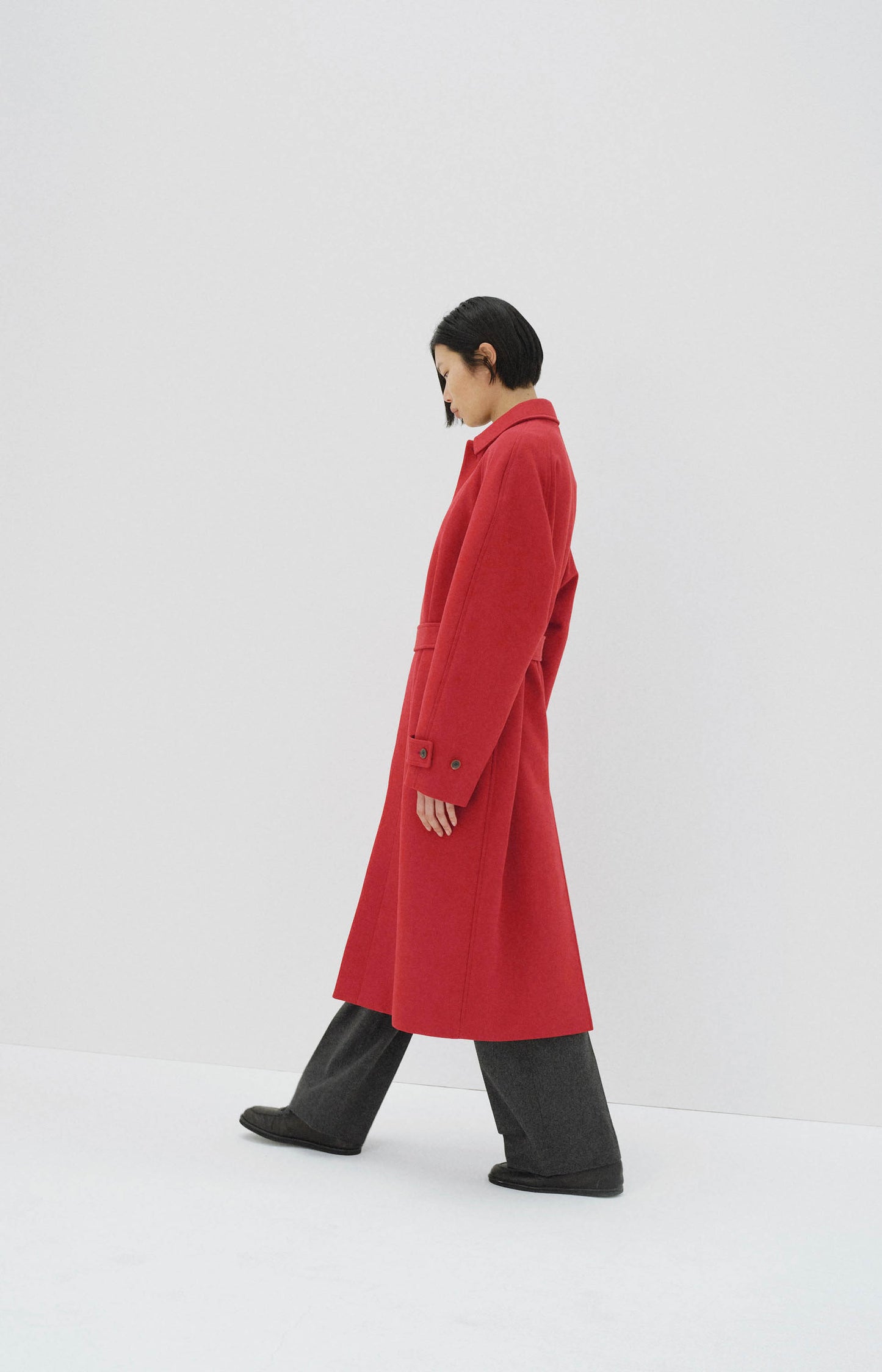 Twisted Double Cloth Coat