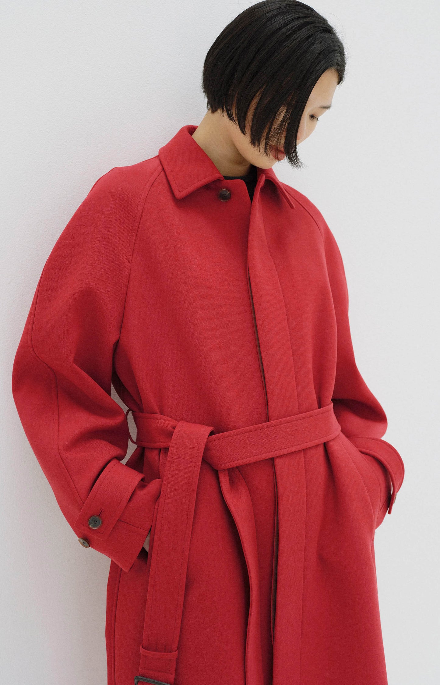 Twisted Double Cloth Coat