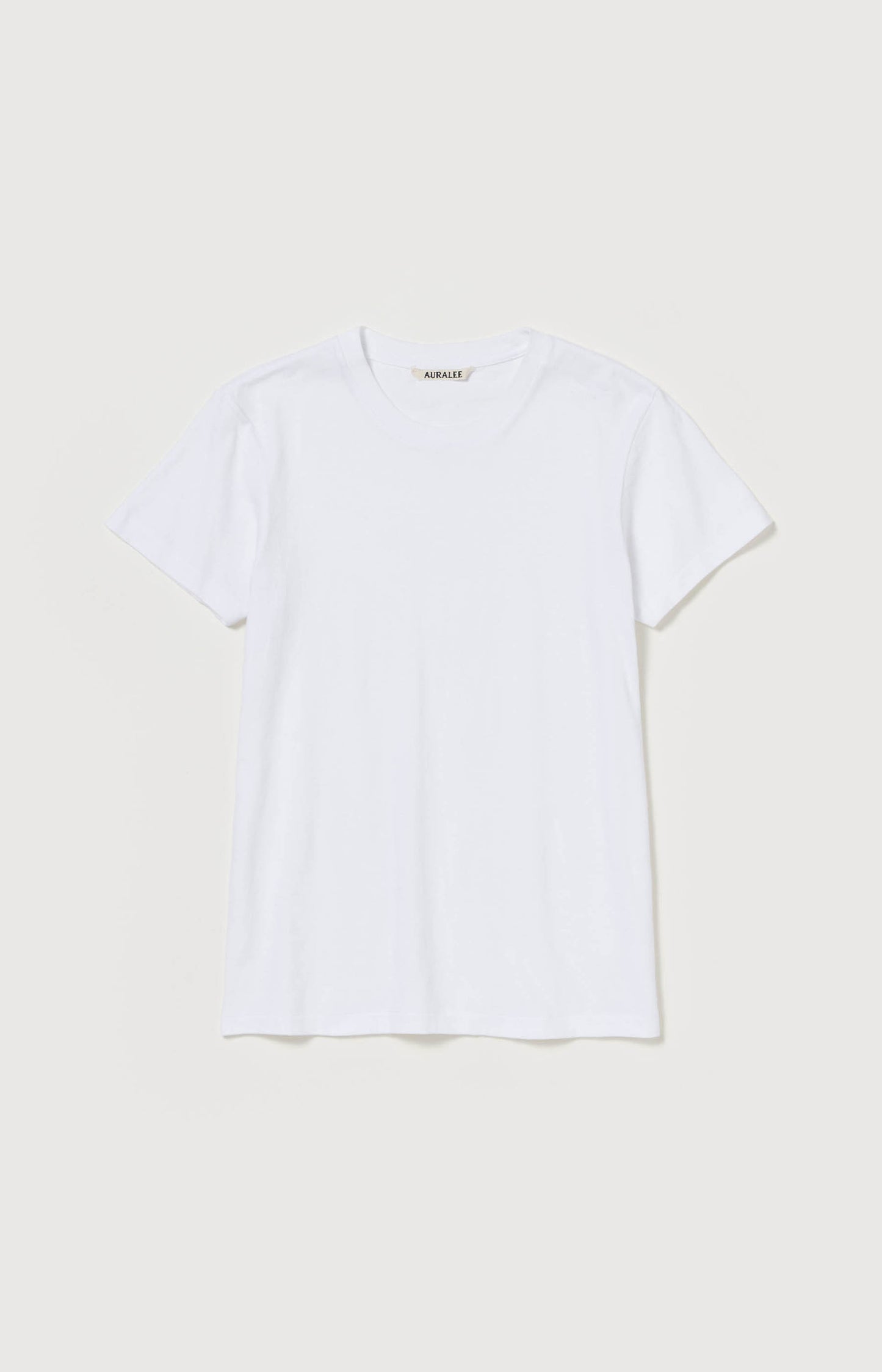 White Seamless Crew Neck Tee