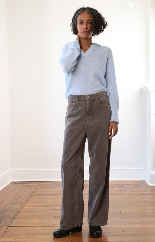 Pigment Dyed Finx Corduroy Wide Pants