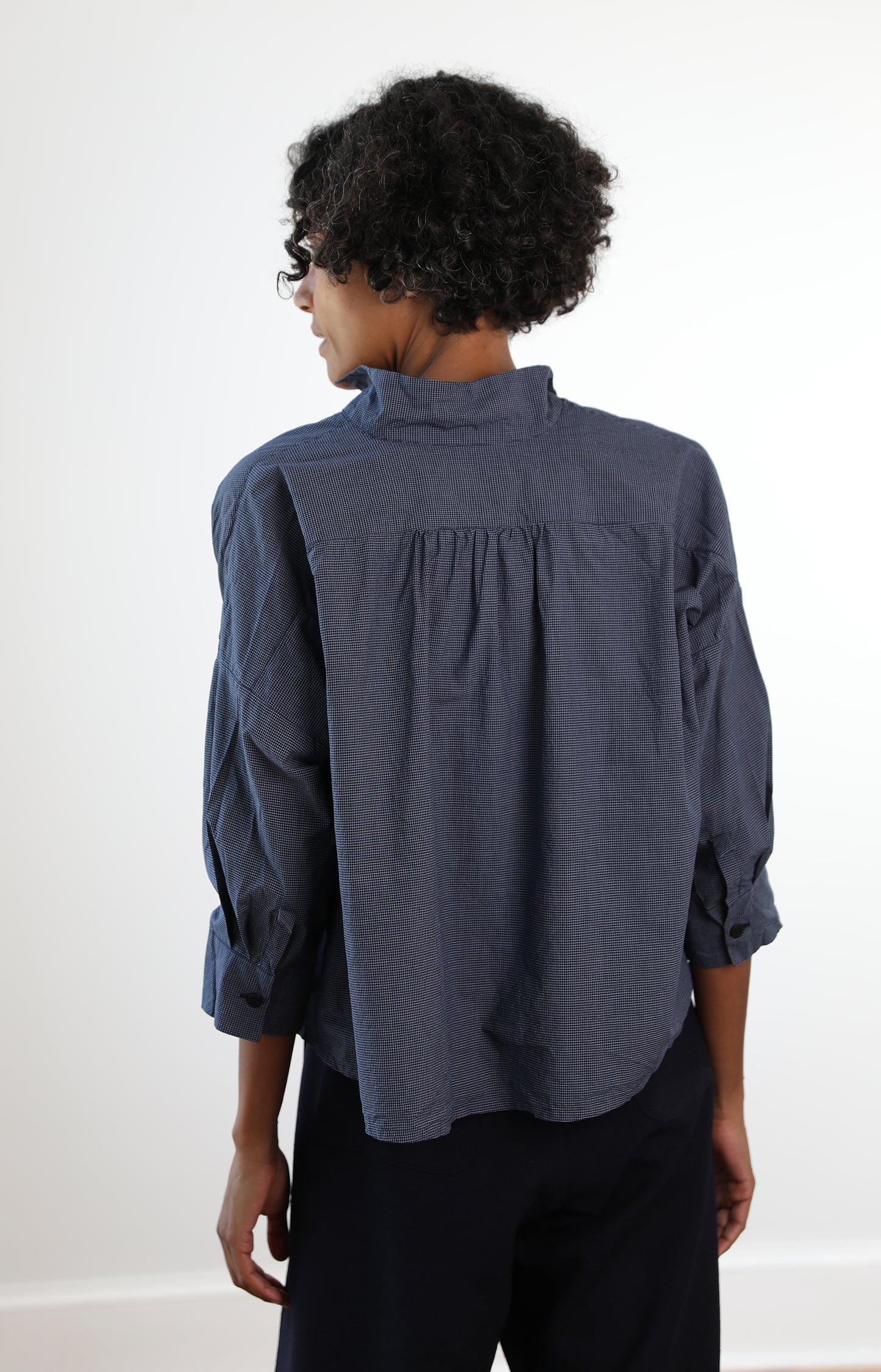 Micro Check Claudia Shirt