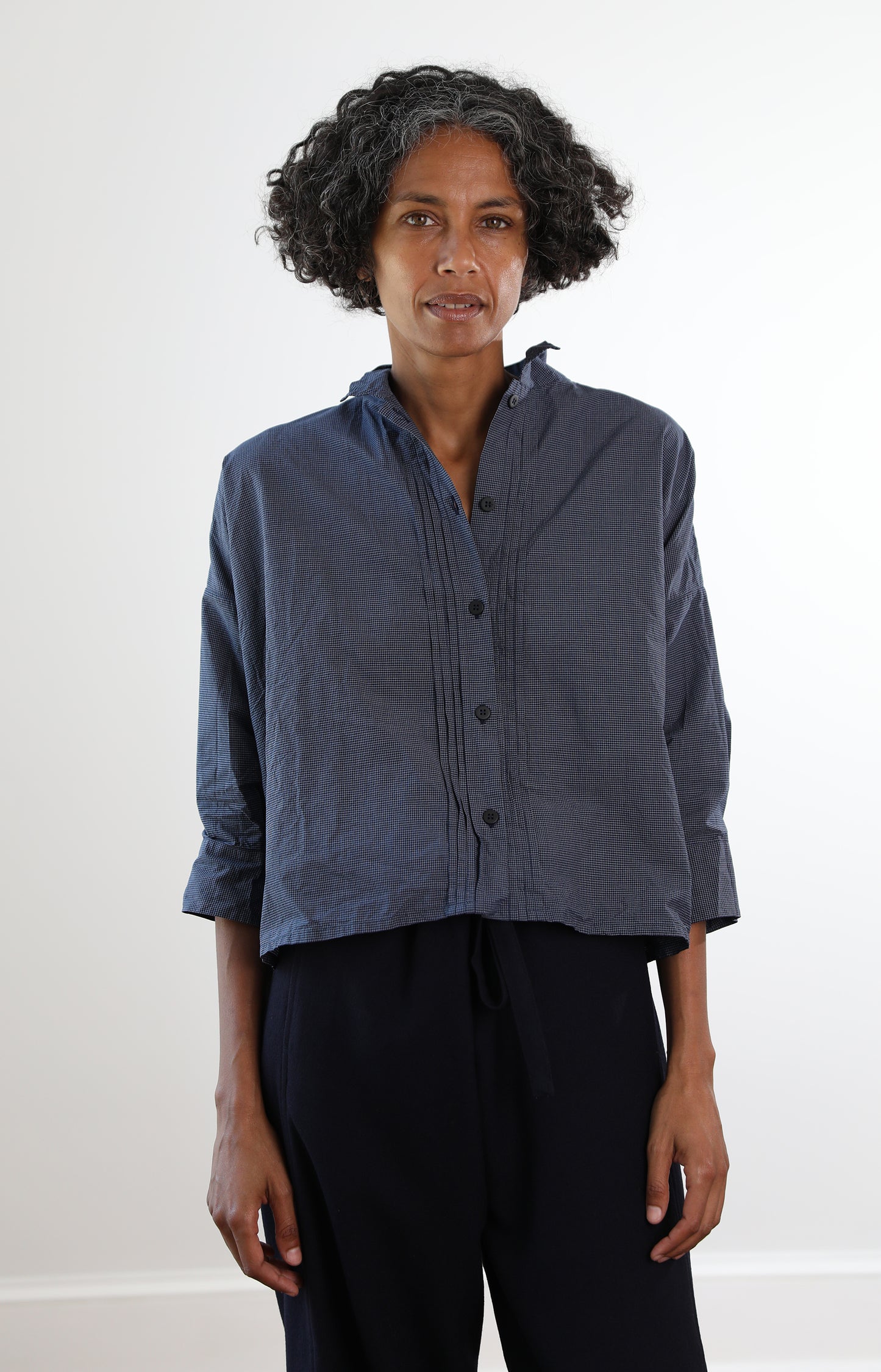 Micro Check Claudia Shirt