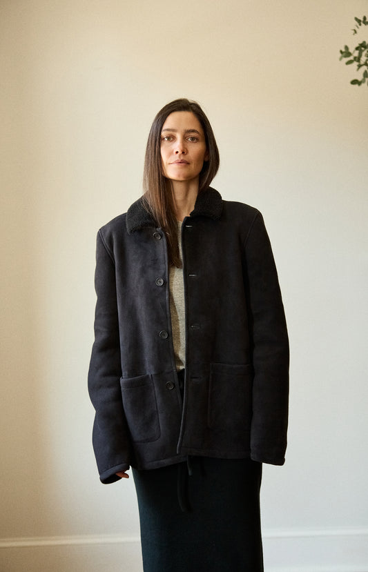 Black Shearling Jacket