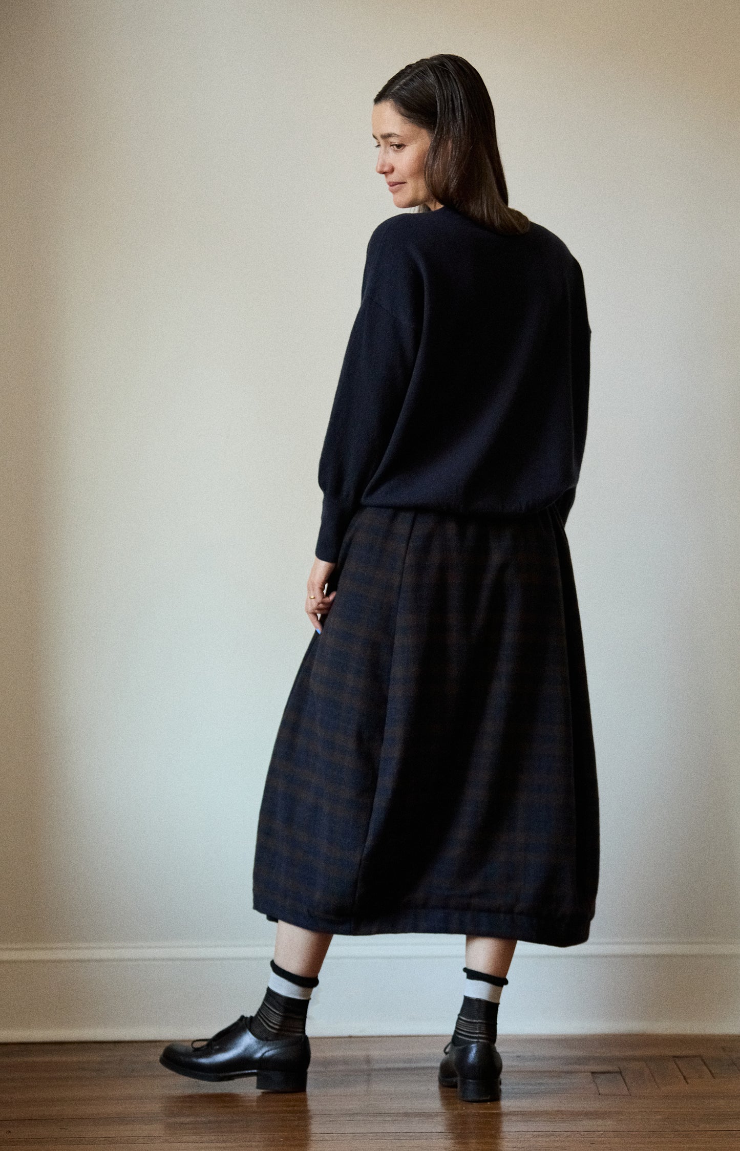 Cashmere Plaid Carla Skirt