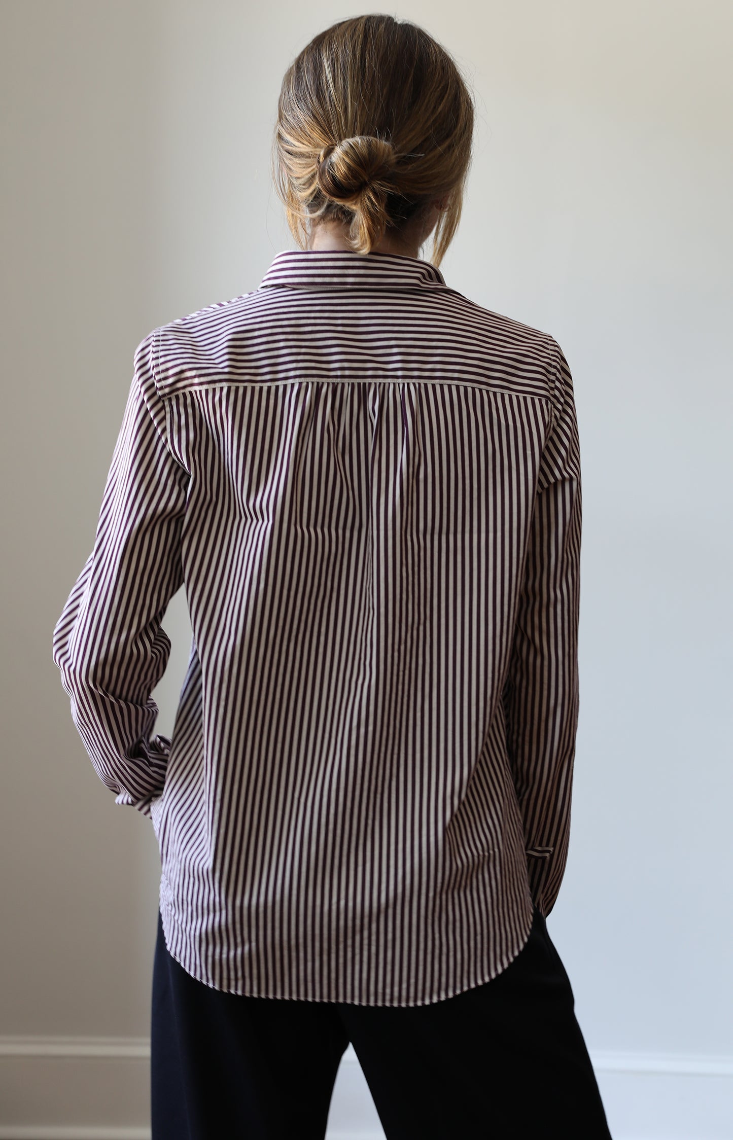 Wine Stripe Tyrol Shirt