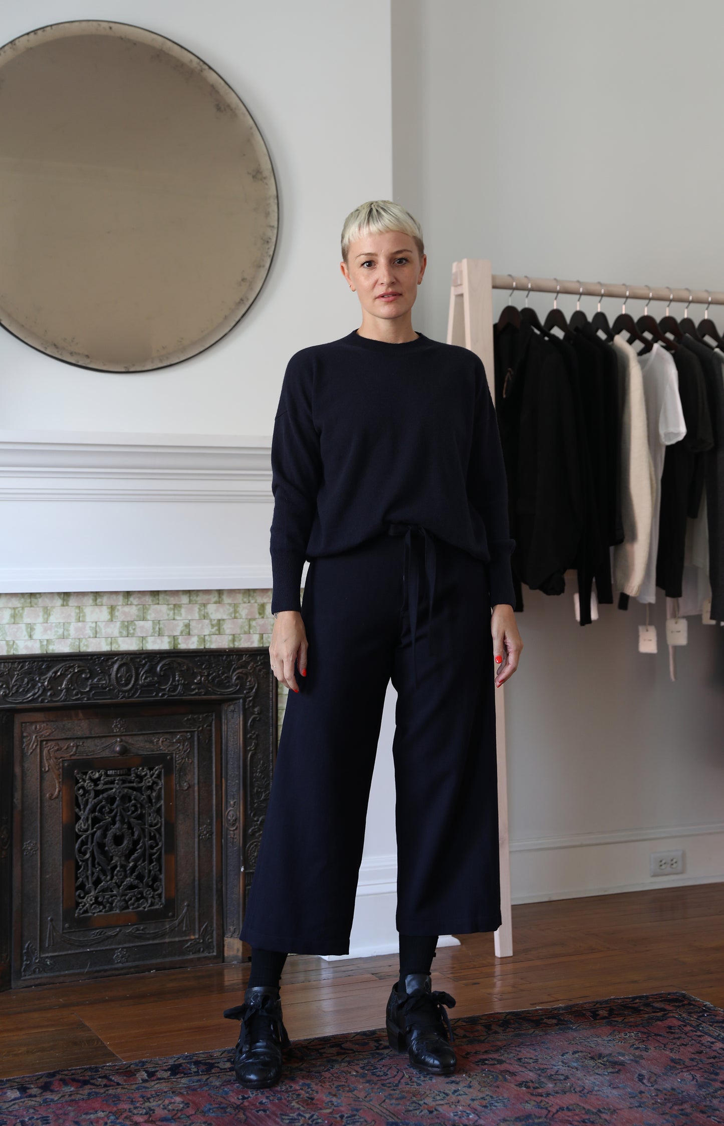 Navy Cloe Pants