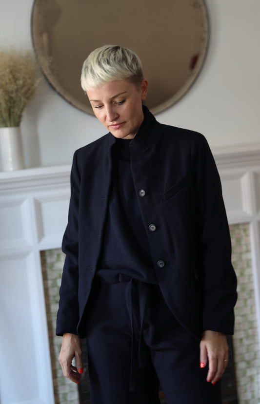 Navy Tyrol Jacket