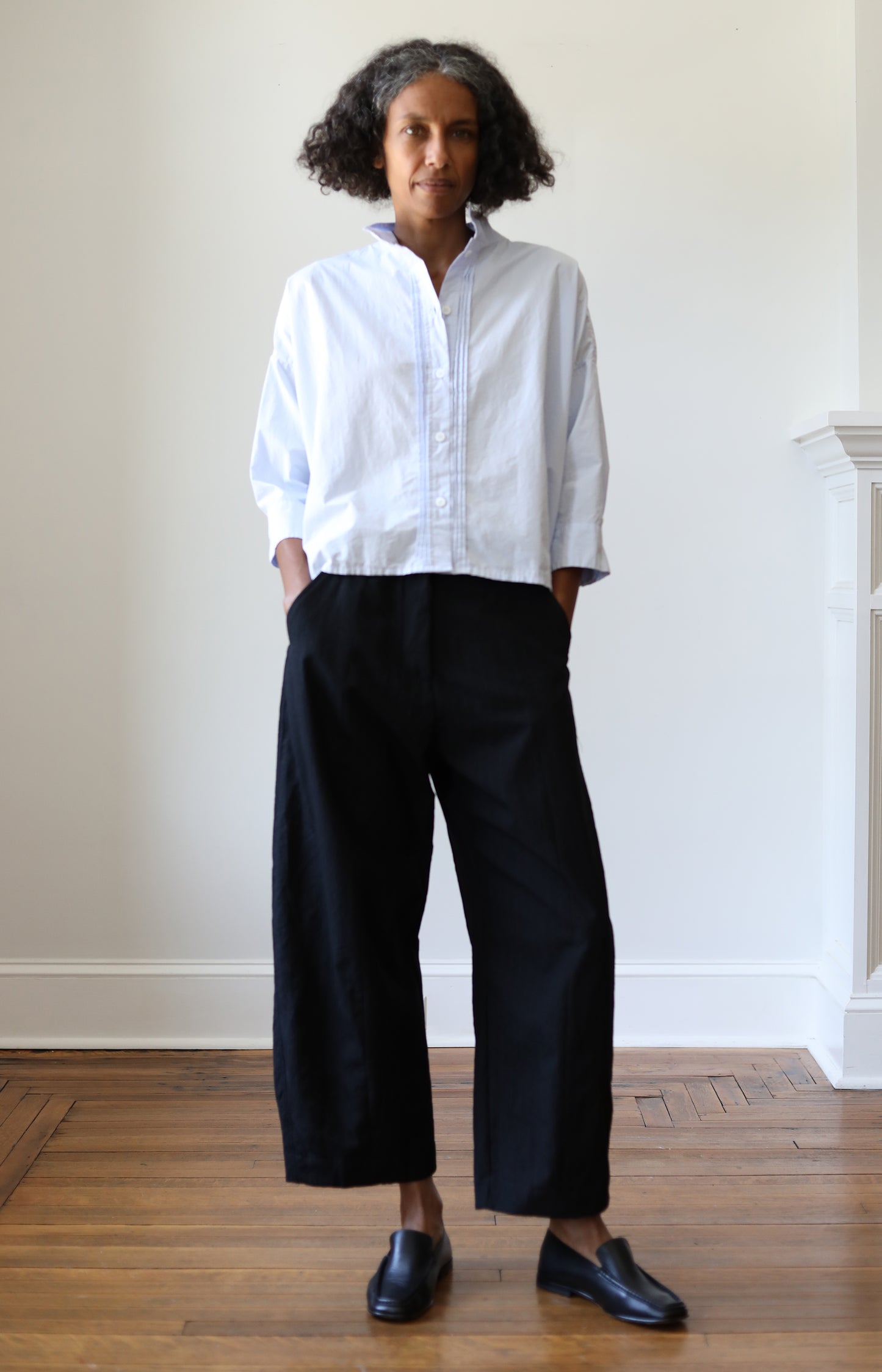 Black Stripe Sandra Pants