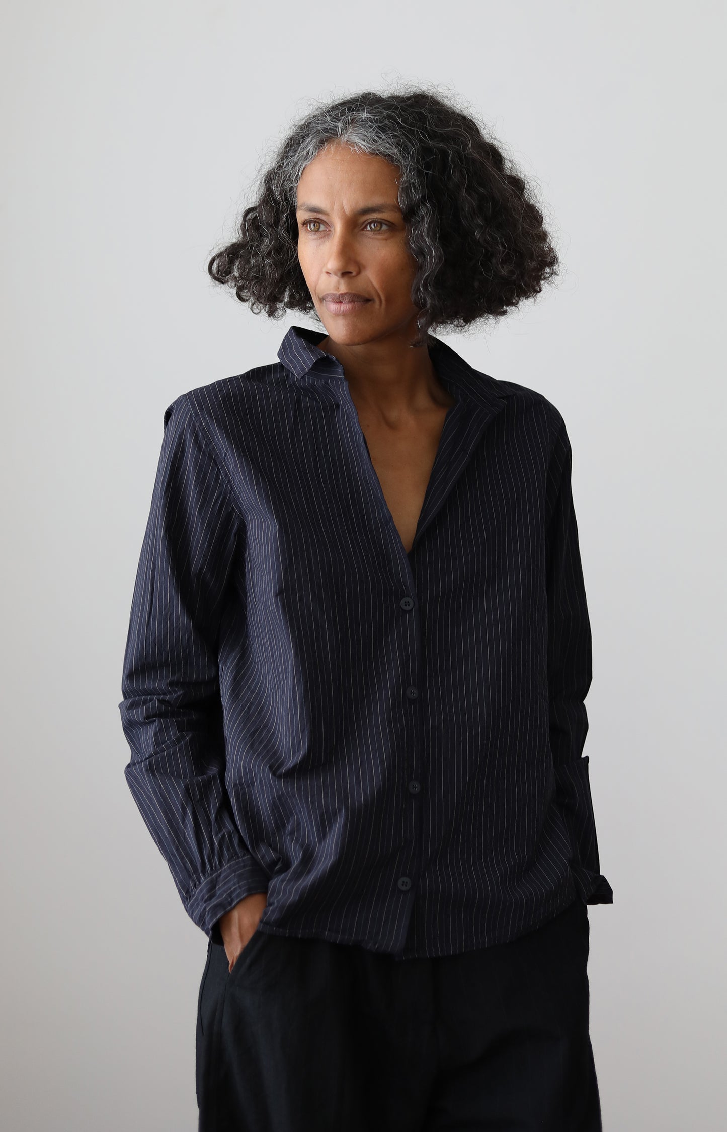 Black Stripe Tyrol Shirt