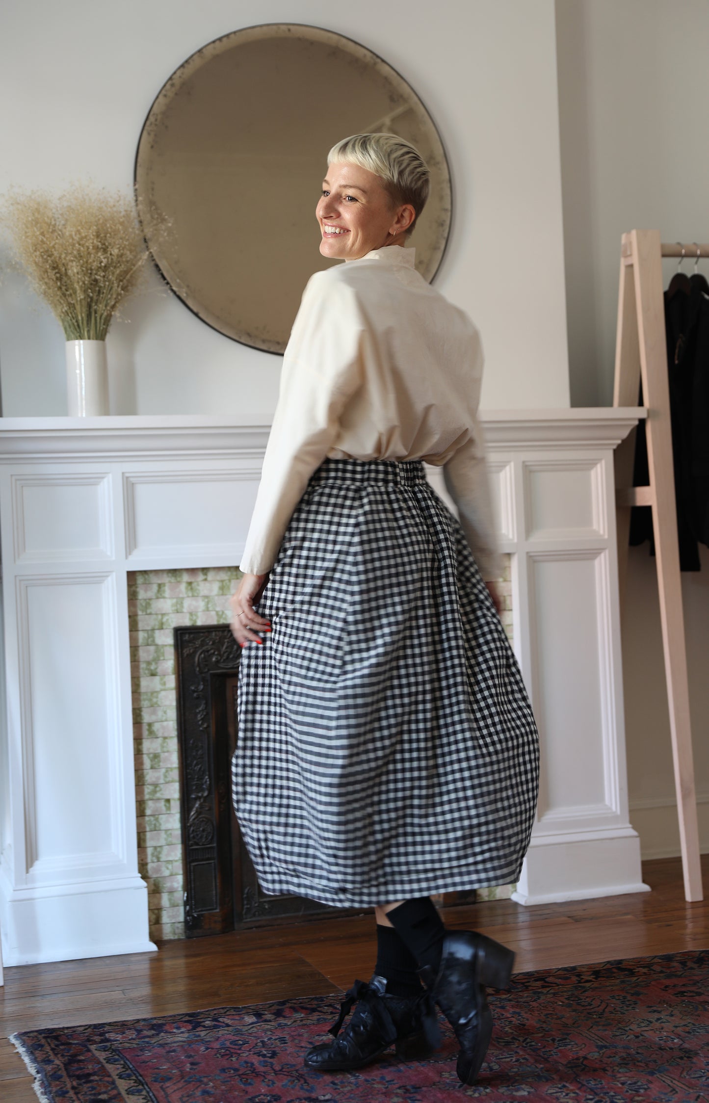 Check Carla Skirt