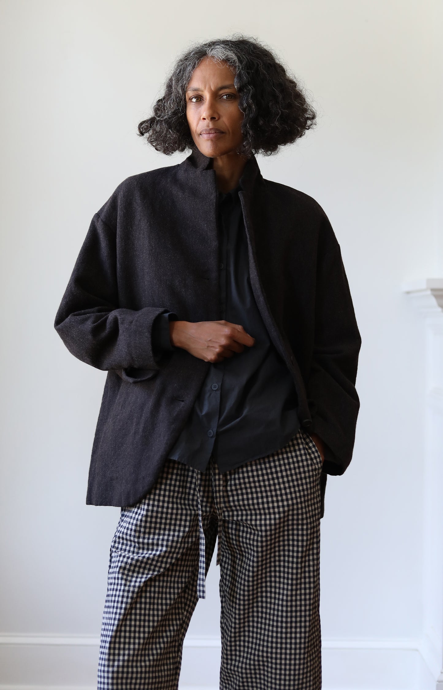 Brown Navy Bella Jacket