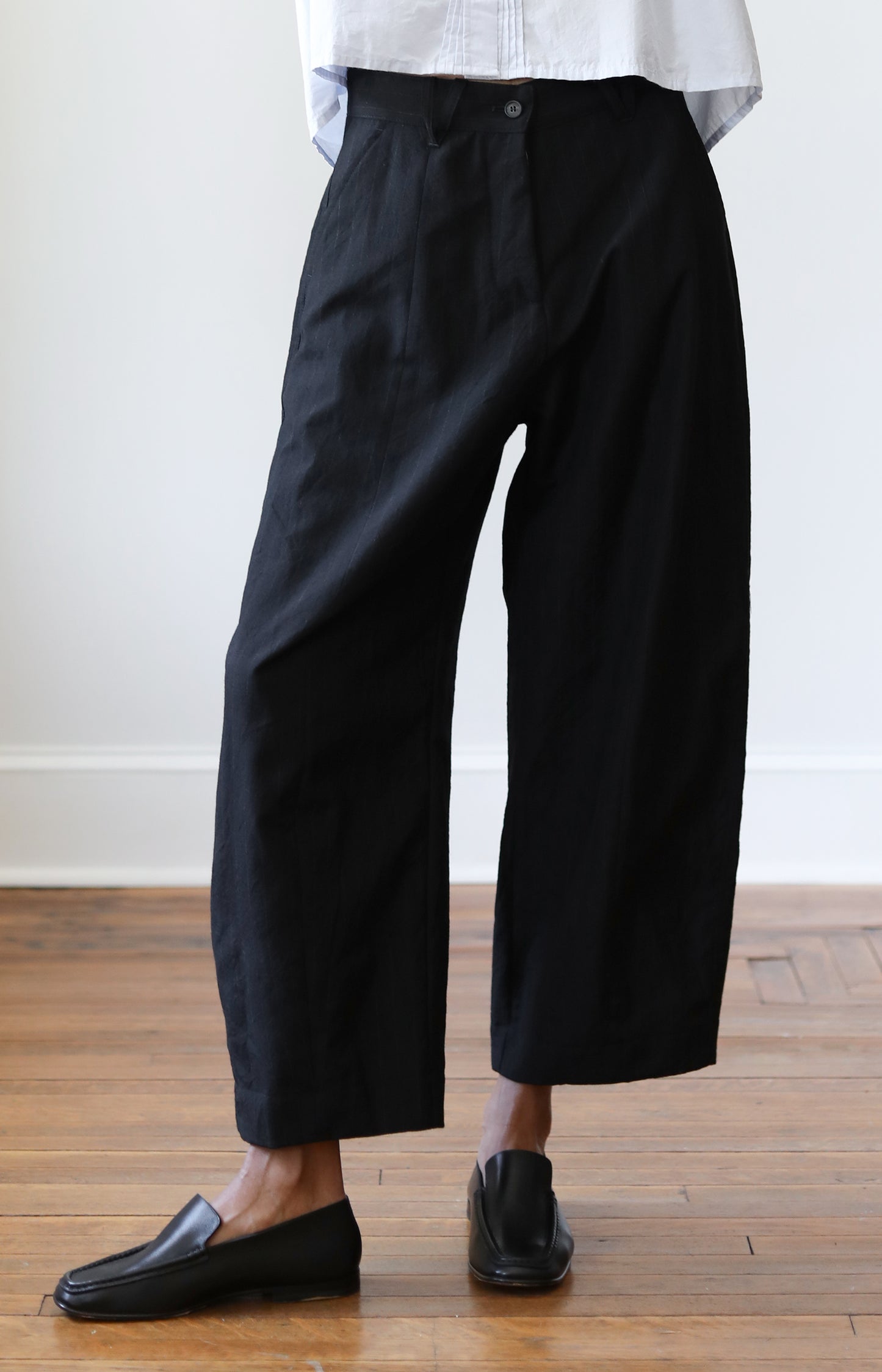 Black Stripe Sandra Pants