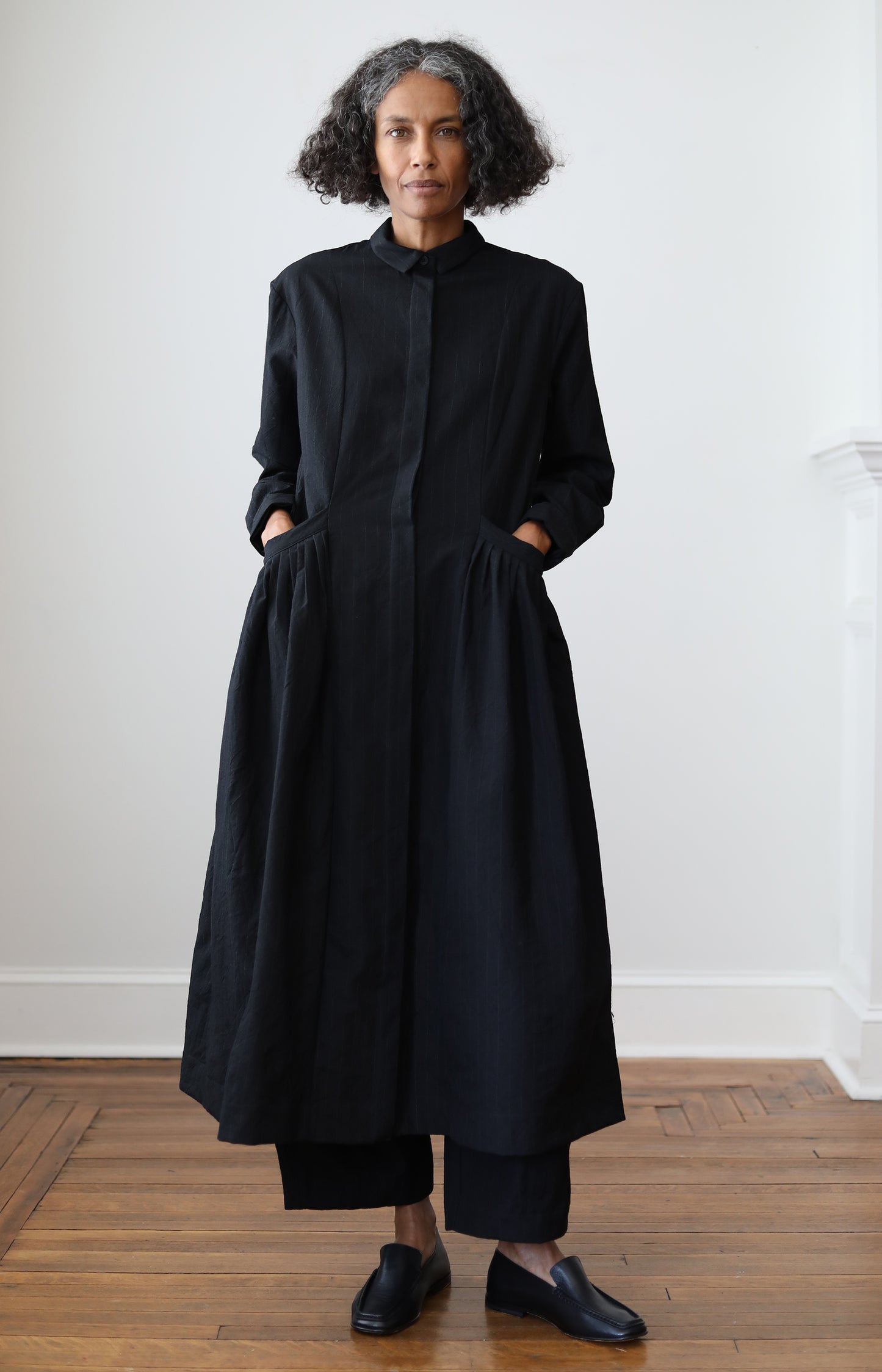 Black Stripe Sally Dress