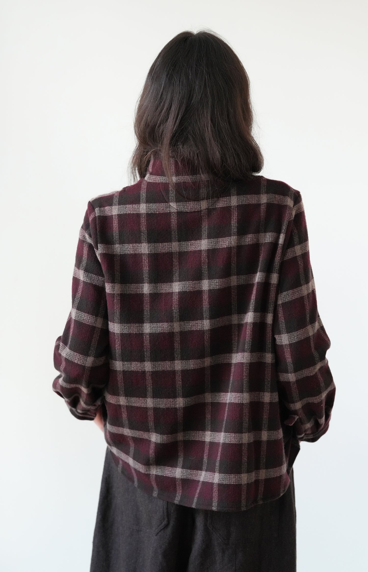 Bordeaux Check Jenny Shirt