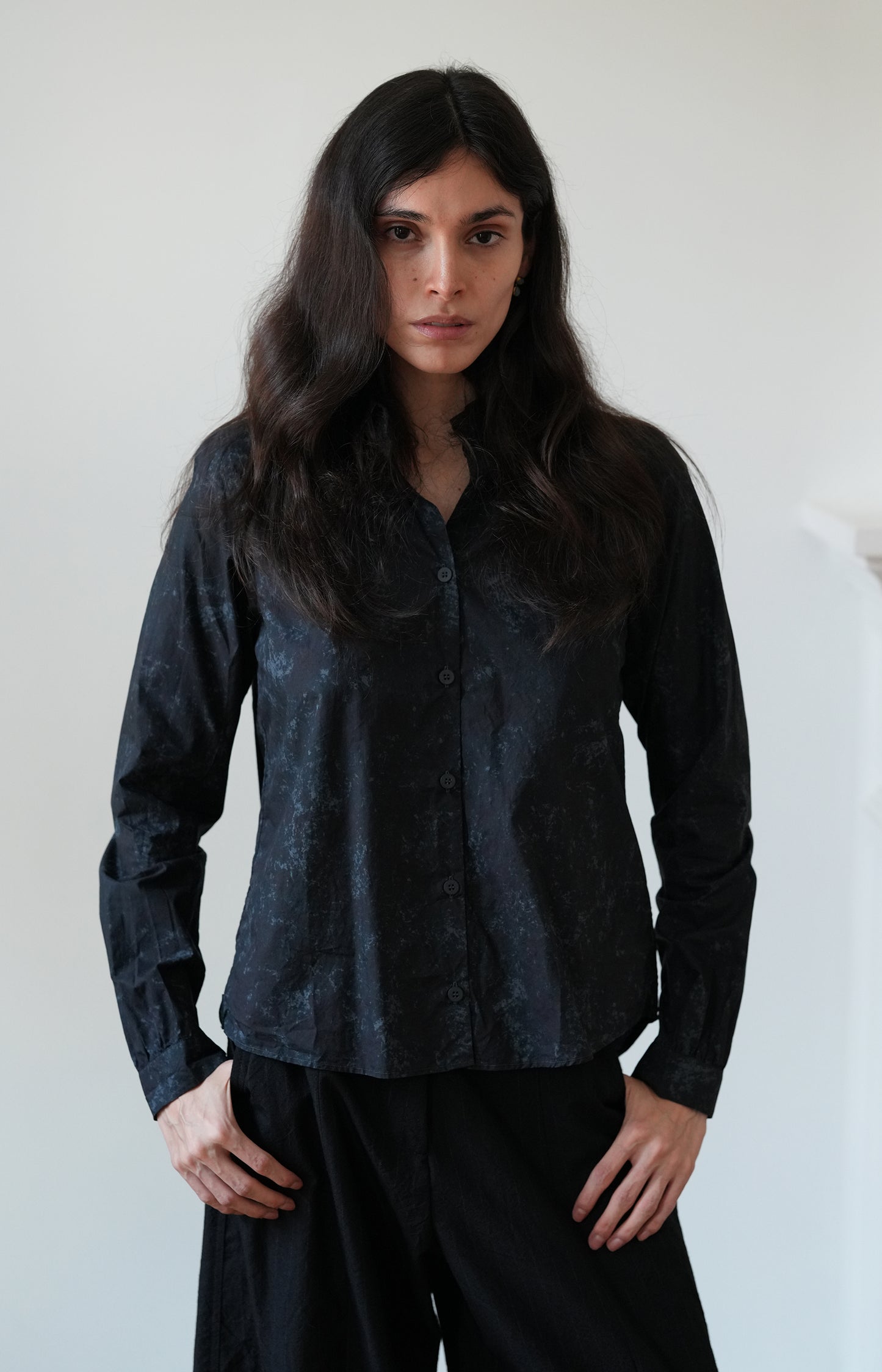 Blur Flower Tyrol Shirt