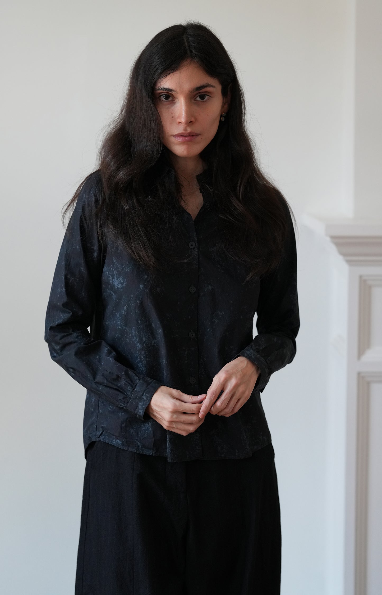 Blur Flower Tyrol Shirt