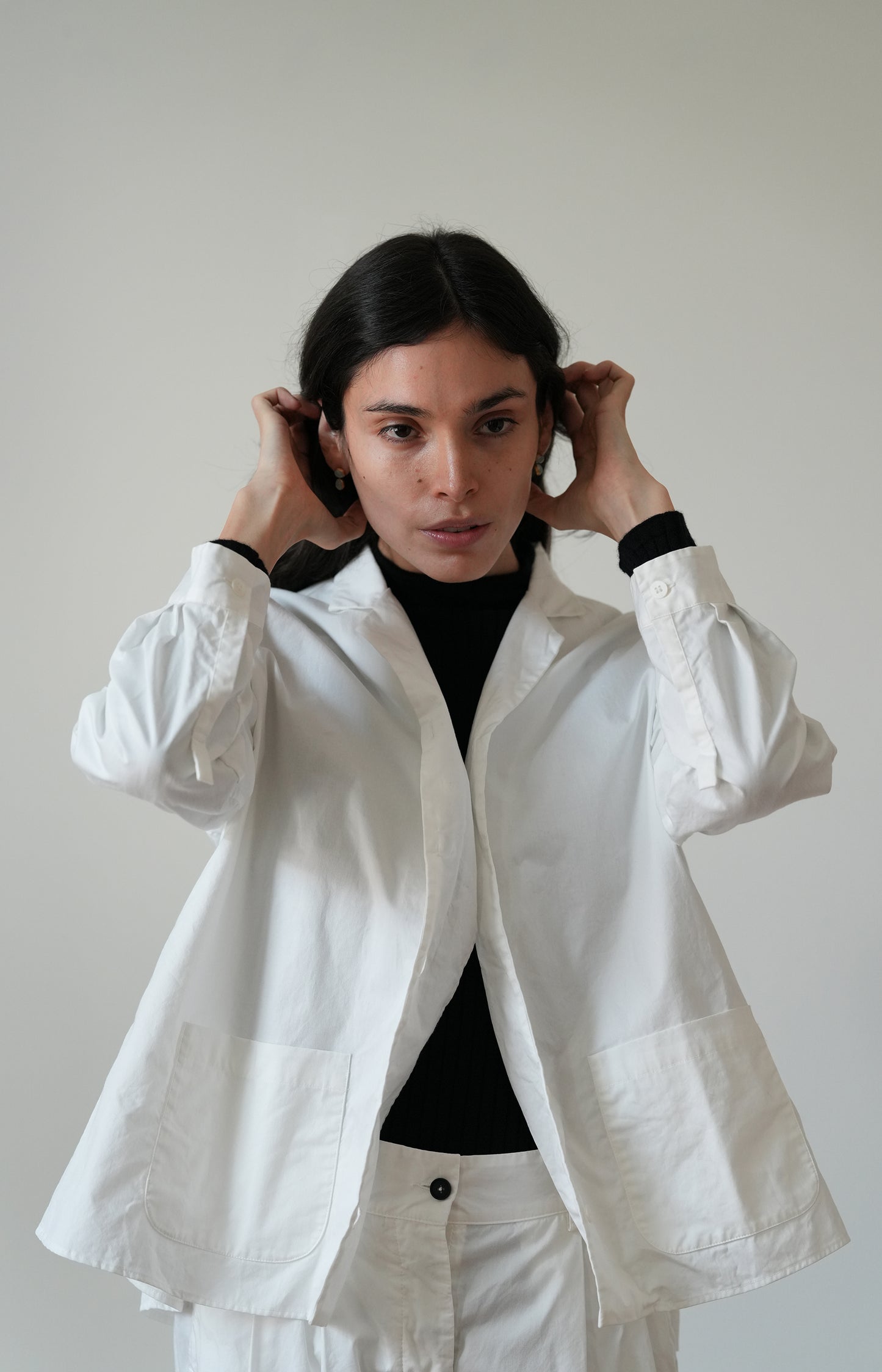 White Cotton Jenny Shirt