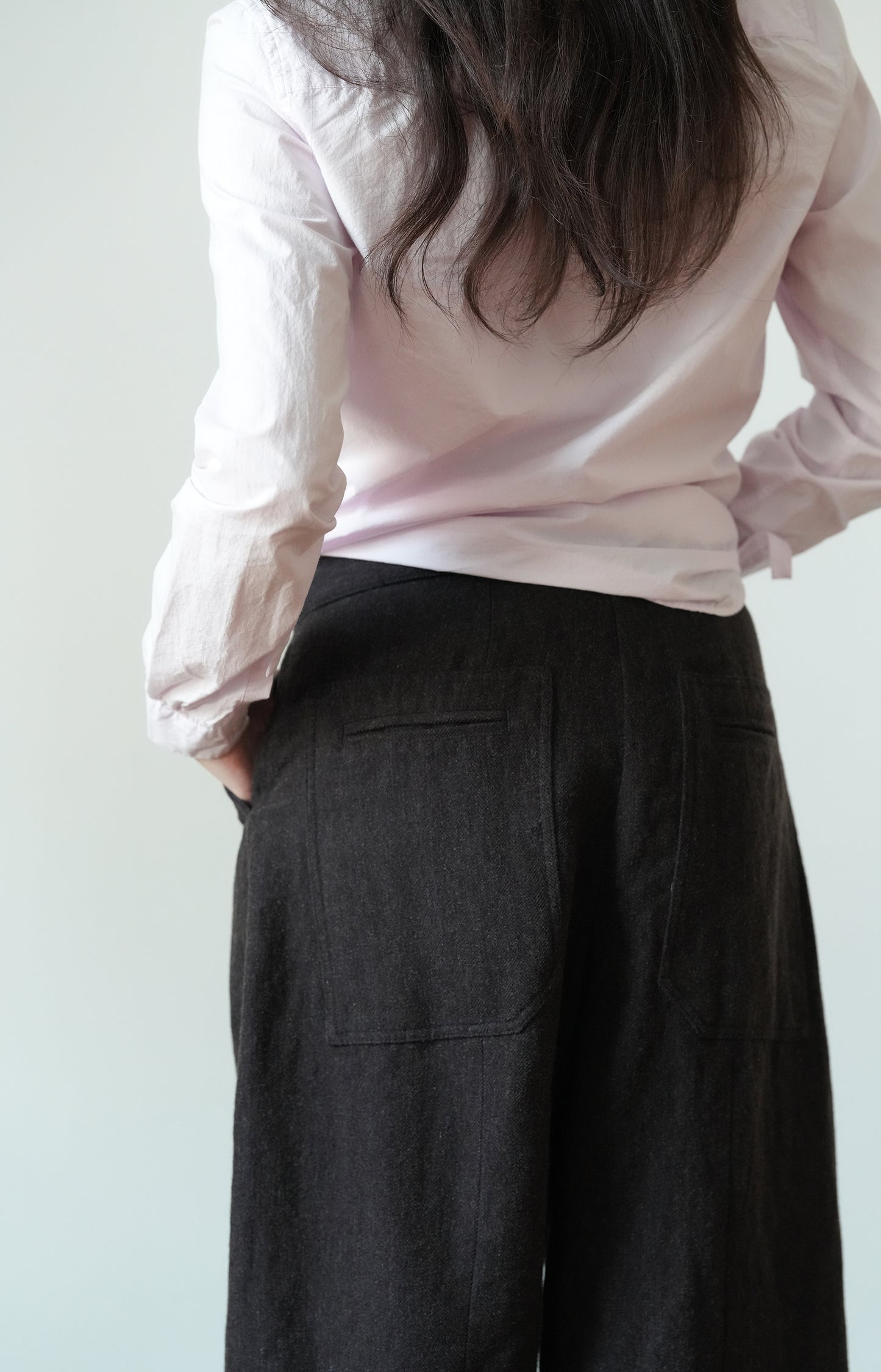 Brown Navy Sandra Pants