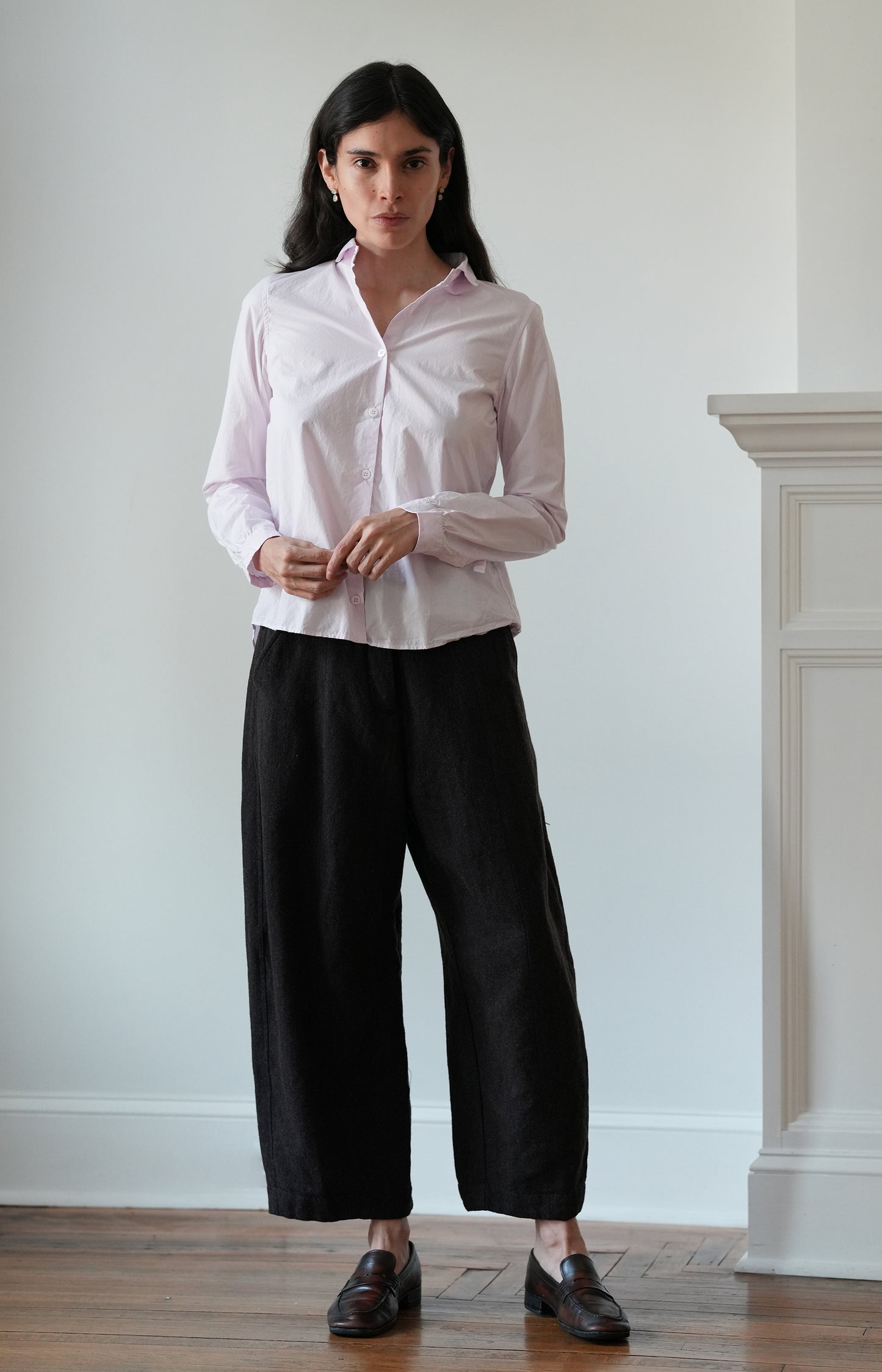 Brown Navy Sandra Pants