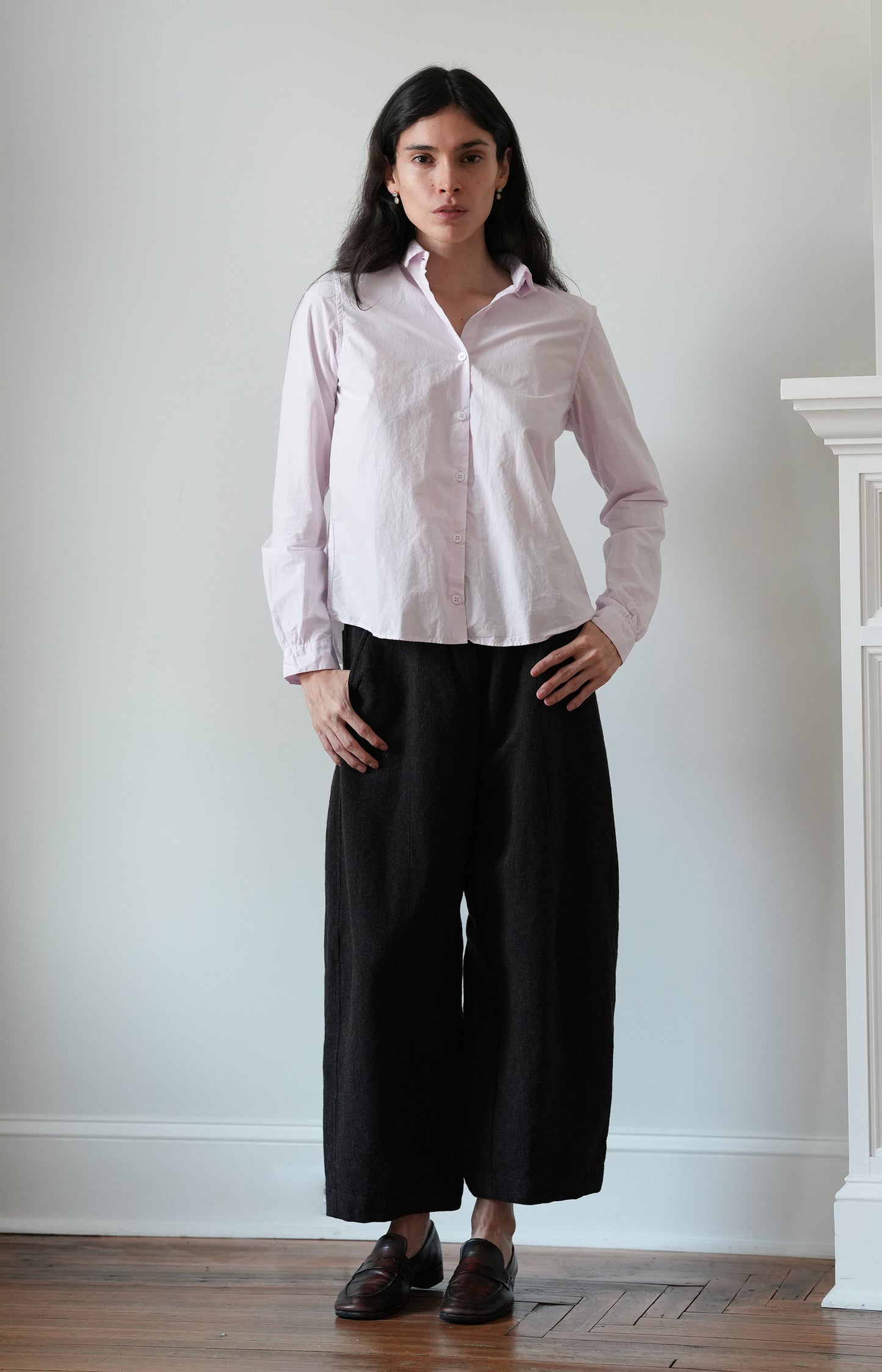 Brown Navy Sandra Pants