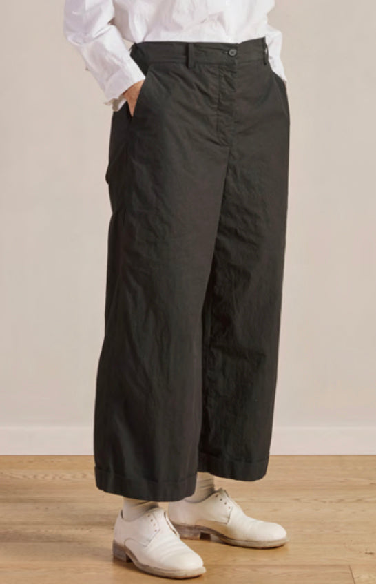 Black Cotton Wendy Pants