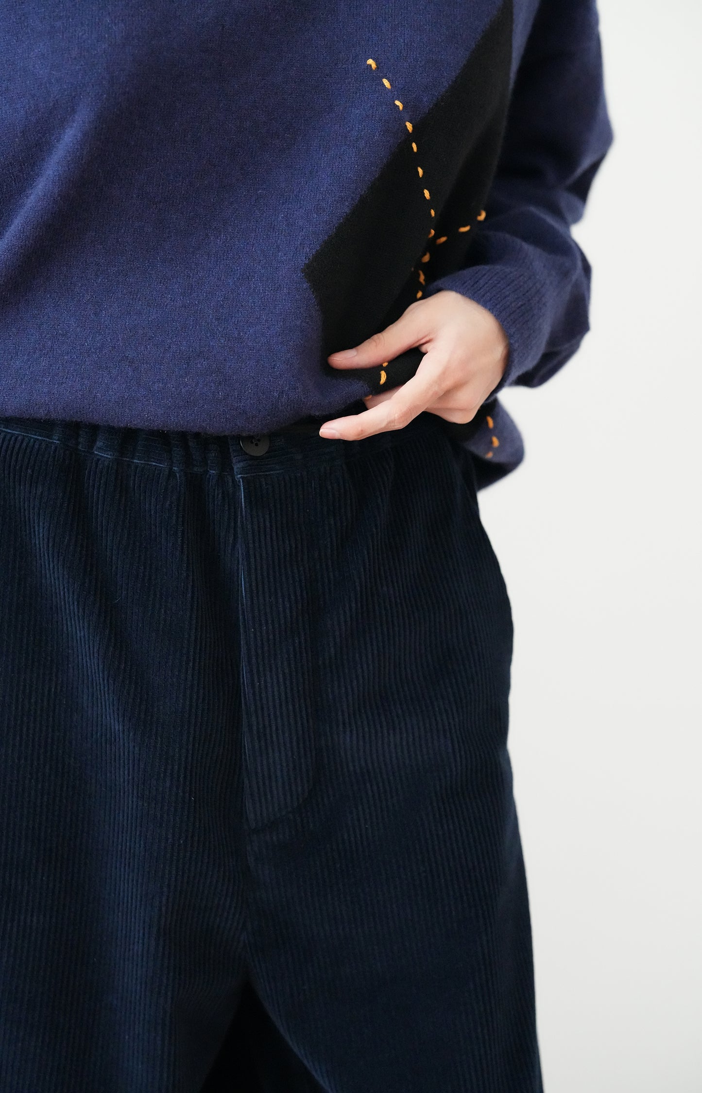 Blue Corduroy Pants