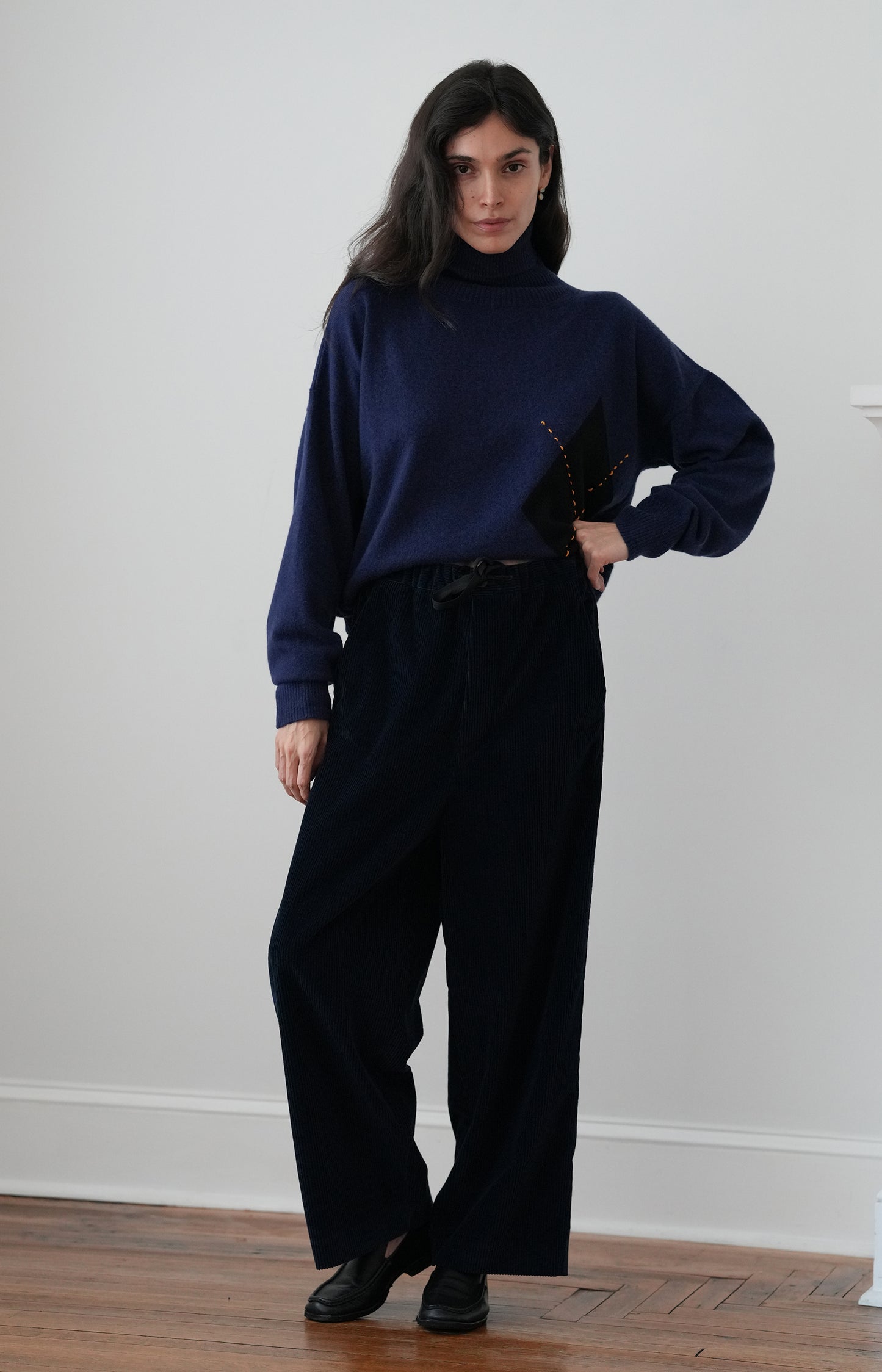 Blue Corduroy Pants