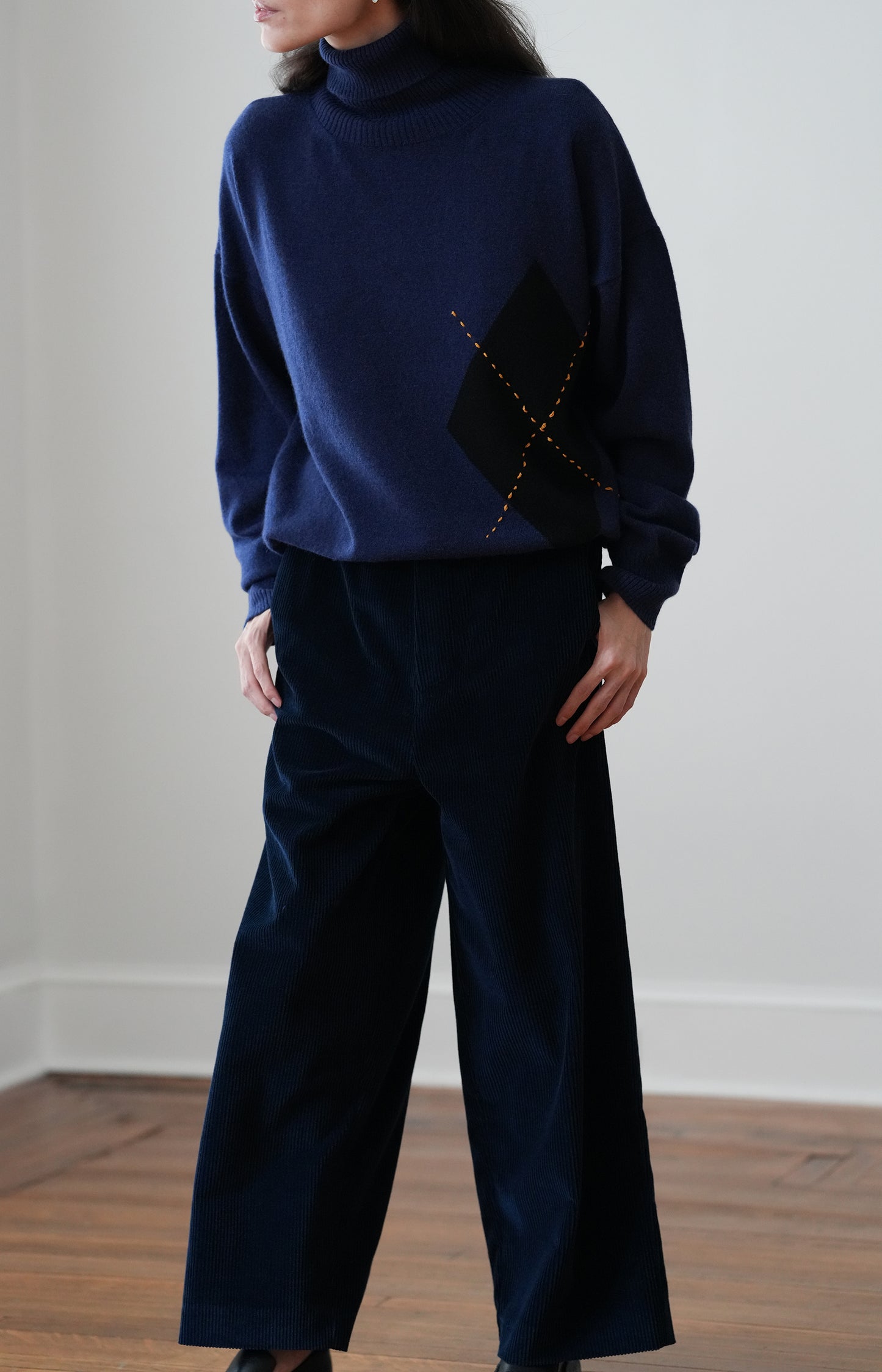 Blue Corduroy Pants
